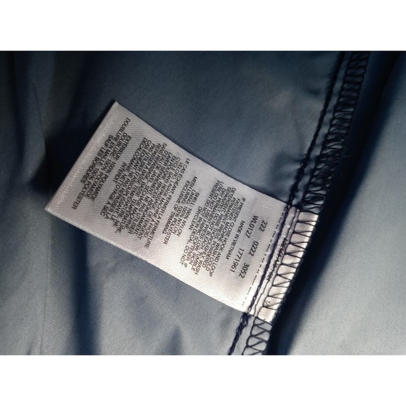 COLUMBIA Switchback™ III  Rain Jacket Navy Blue Hood Pockets Size L - Picture 14 of 16